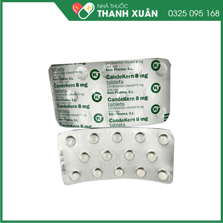 CandeKern 8mg thuốc điều trị tăng huyết áp